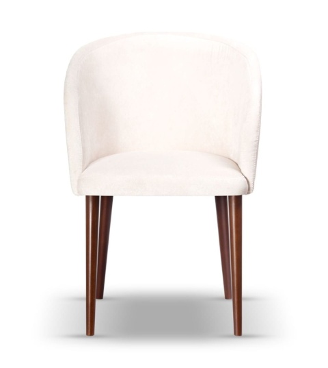 CARINE beech wood upholstered chair