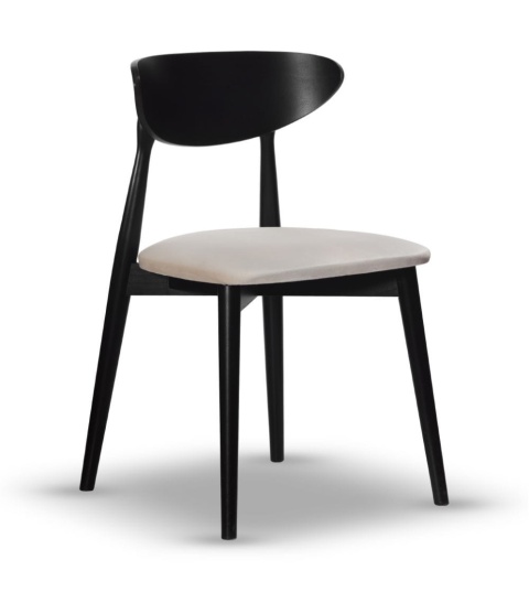 VESTA beech wood upholstered chair