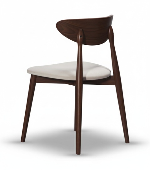 VESTA beech wood upholstered chair