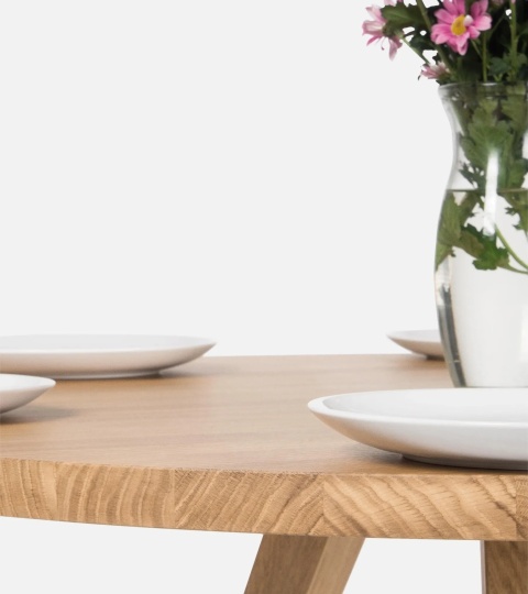 OKKO Okrągły Stół Dębowy do Jadalni