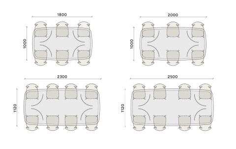 Stół CONVIRIO TRAVERTINO