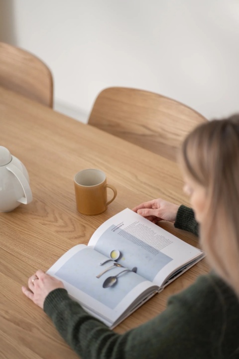 YRKE Stół do Jadalni Drewno Dębowe