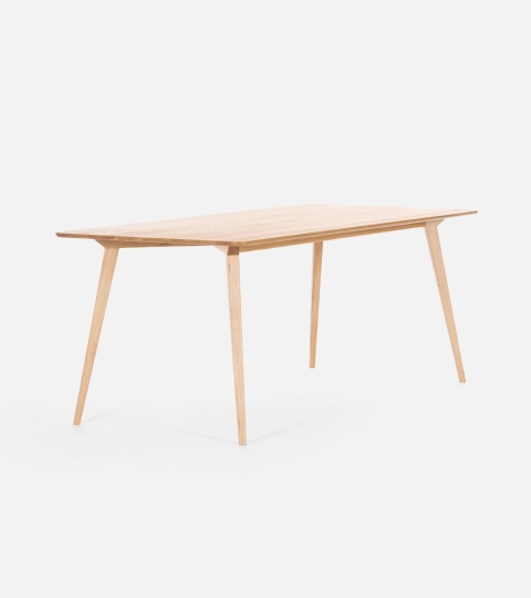 YRKE Stół do Jadalni Drewno Dębowe