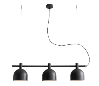 Beryl 3 Black lampa wisząca