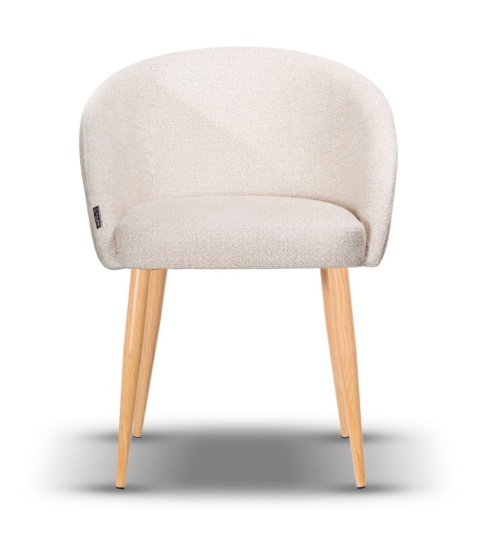 Krzesło FLOW metalowe tapicerowane