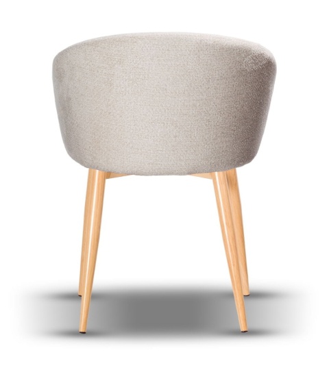 Krzesło FLOW metalowe tapicerowane