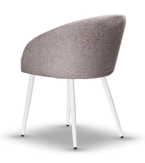 Krzesło FLOW metalowe tapicerowane