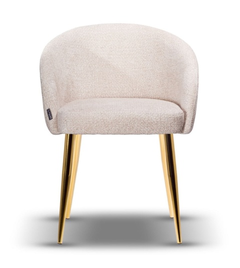 Krzesło FLOW metalowe tapicerowane