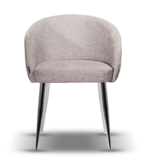 Krzesło FLOW metalowe tapicerowane