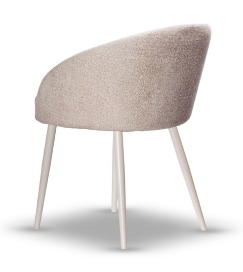 Krzesło FLOW metalowe tapicerowane