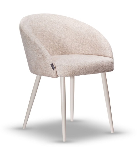 Krzesło FLOW metalowe tapicerowane