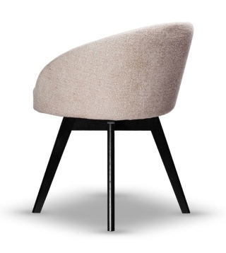 FLOW swivel chair made of beech wood