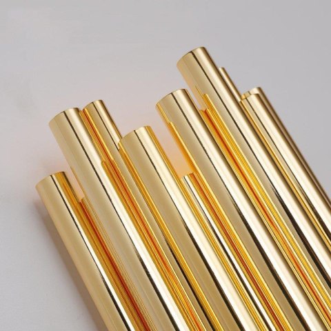 TUBO GOLD 50 cm Gold Wall Sconce, Step into Design