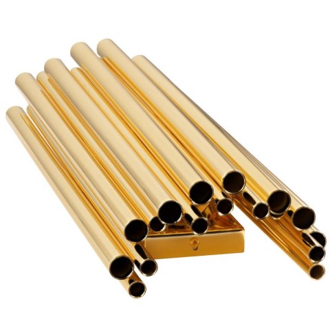 TUBO GOLD 50 cm Gold Wall Sconce, Step into Design