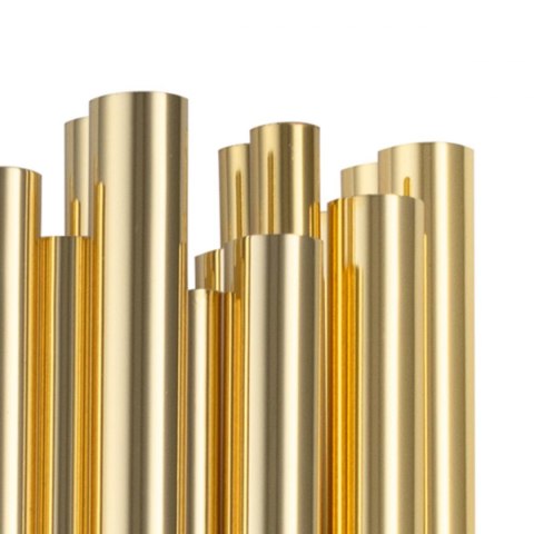 TUBO GOLD 50 cm Gold Wall Sconce, Step into Design